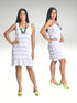CHACHA Ruffle Sleeveless Knee Length Dress - D760